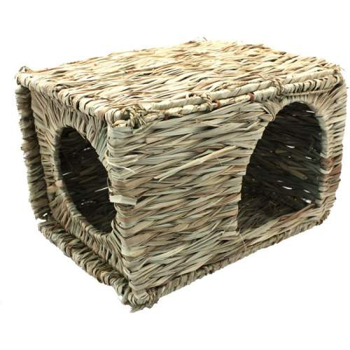 100% přírodní Travnatý úkryt L 48cm x 38cm x 15 cm