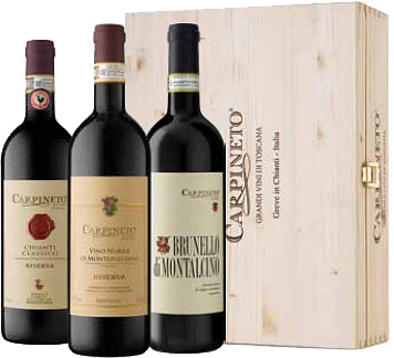 Carpineto Carpineto Grandi Classici Toscani Set + dárkové balení