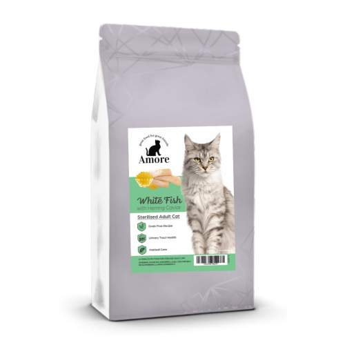 Lunaro Cat Snowish Adult Steril 1,5kg - bílá ryba s bramborem