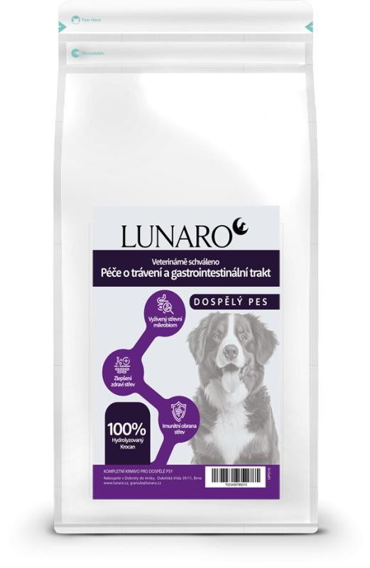 Lunaro VD Gastrointestinal 1,5kg - krůtí s batáty