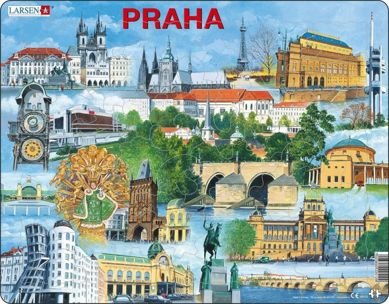 Larsen PRAHA nejzajímavěší atr 66 dílků