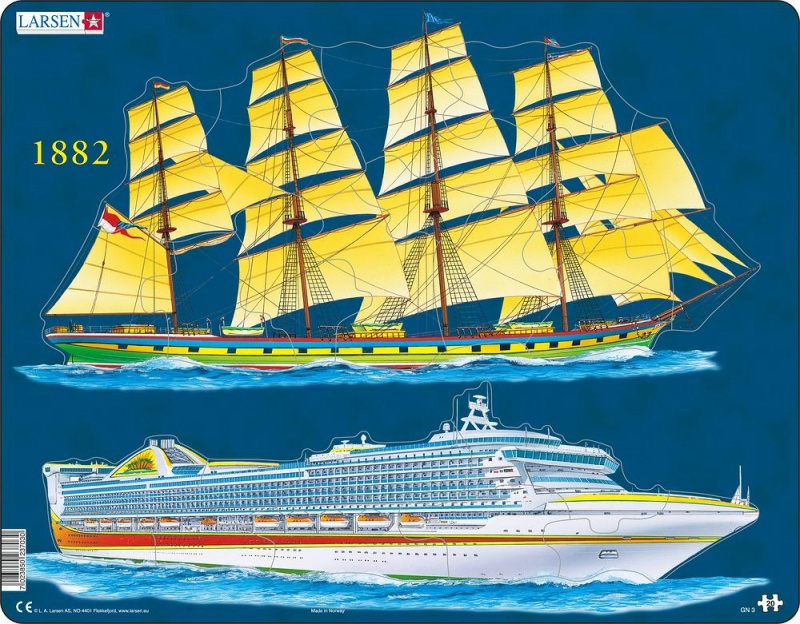 Larsen Puzzle lodě - historie a současnost