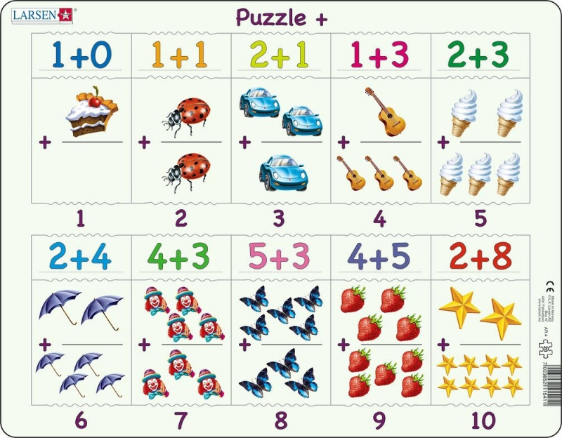 Puzzle Sčítání s obrázky