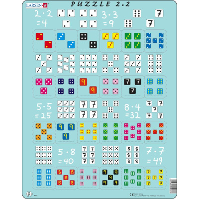 Larsen Násobení s kostkami 24 dílků