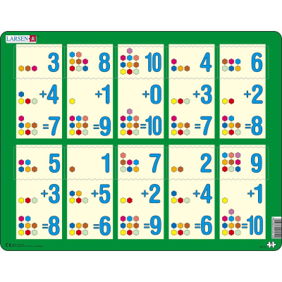 Larsen puzzle sčítání do deseti
