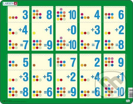 Larsen puzzle sčítání do deseti