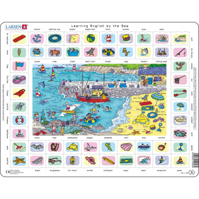 Larsen Výuka angličtiny U moře 70 dílků