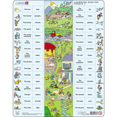 Larsen puzzle Angličtina 7: Na venkově