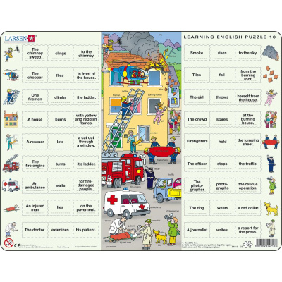 Larsen puzzle záchranáři - výuka angličtiny