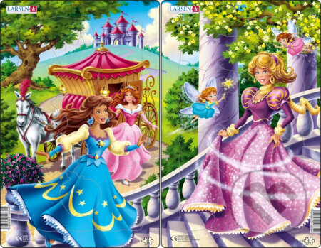 Princezničky - Midi U8 (set 2 puzzle) - puzzle z kategorie Naučné puzzle