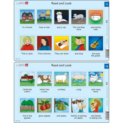 Larsen Angličtina krátký text RA6 10 dílků