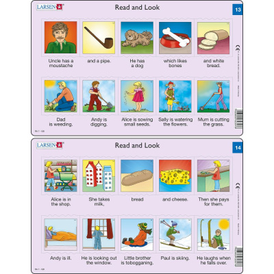 Larsen Angličtina krátký text RA7 10 dílků