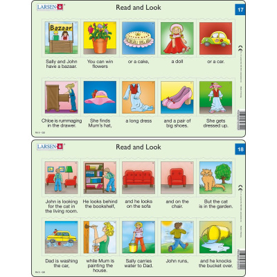 Larsen Angličtina krátký text RA9 10 dílků