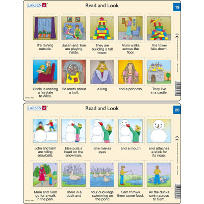 Larsen Angličtina krátký text RA10 10 dílků