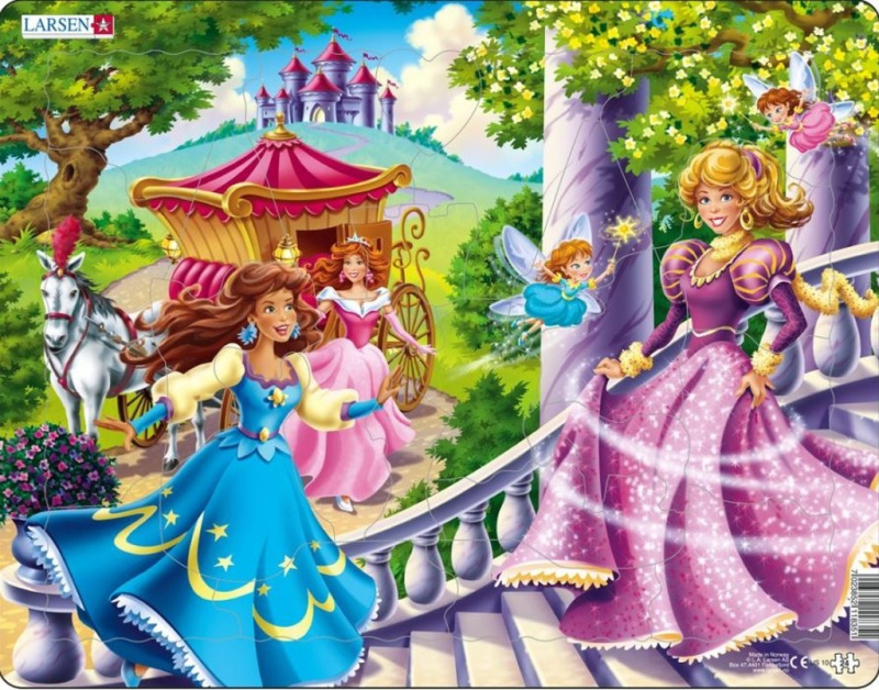 Tri princezné (US10) - puzzle z kategorie Naučné puzzle