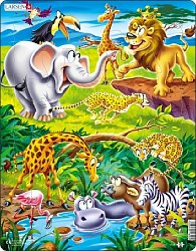 Safari (US16) - puzzle z kategorie Naučné puzzle