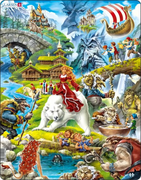Rozprávky (US23) - puzzle z kategorie Naučné puzzle