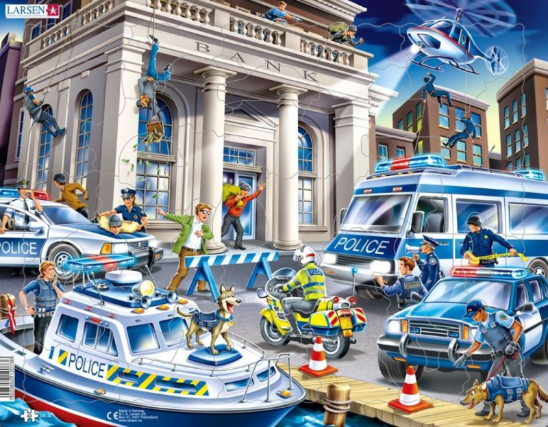 Polícia (US32) - puzzle z kategorie Naučné puzzle