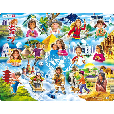 Larsen Děti ve světě 15 dílků