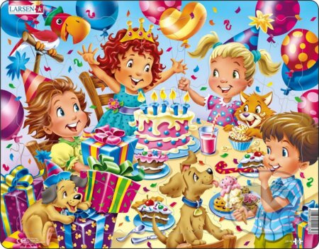 Narodeninová party (US40) - puzzle z kategorie Naučné puzzle