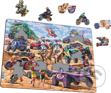 Vzrušujúce preteky - puzzle z kategorie Dětské puzzle