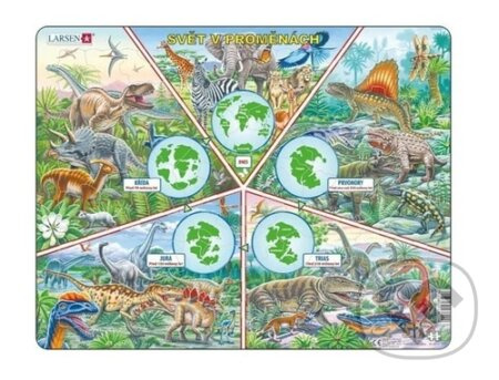 Larsen Vzdělávací puzzle Svět v proměnách 100 dílků