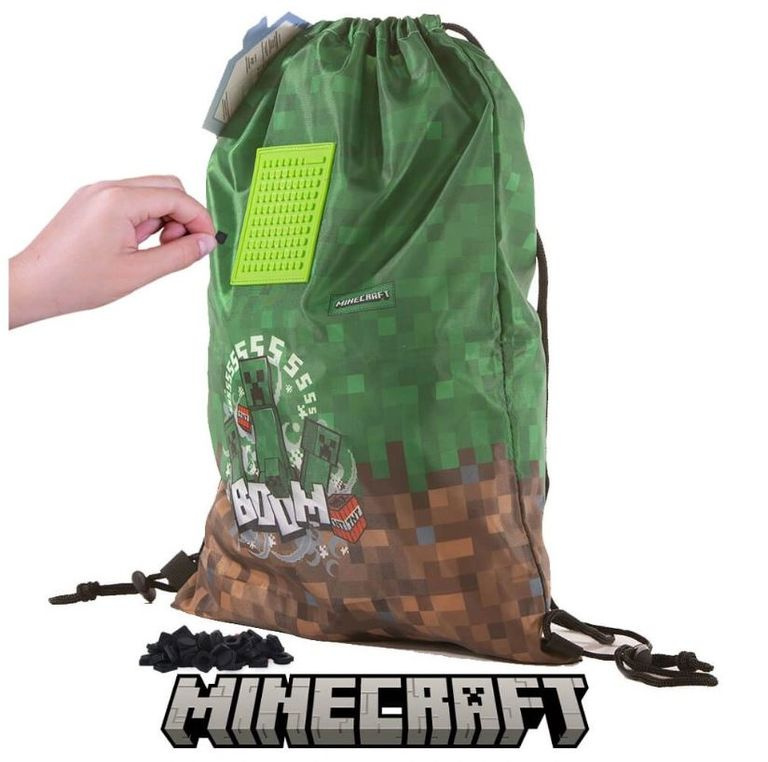 PIXIE CREW & MINECRAFT vak na záda