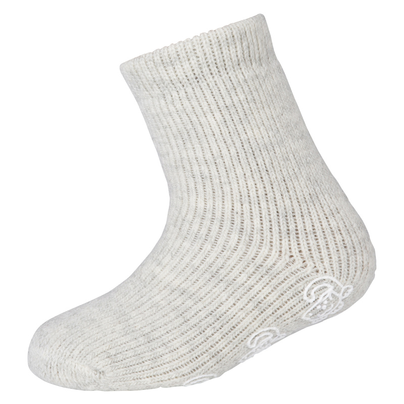 Dětské protiskluzové merino ponožky DIMLE SAFA šedé Velikost: 19-22