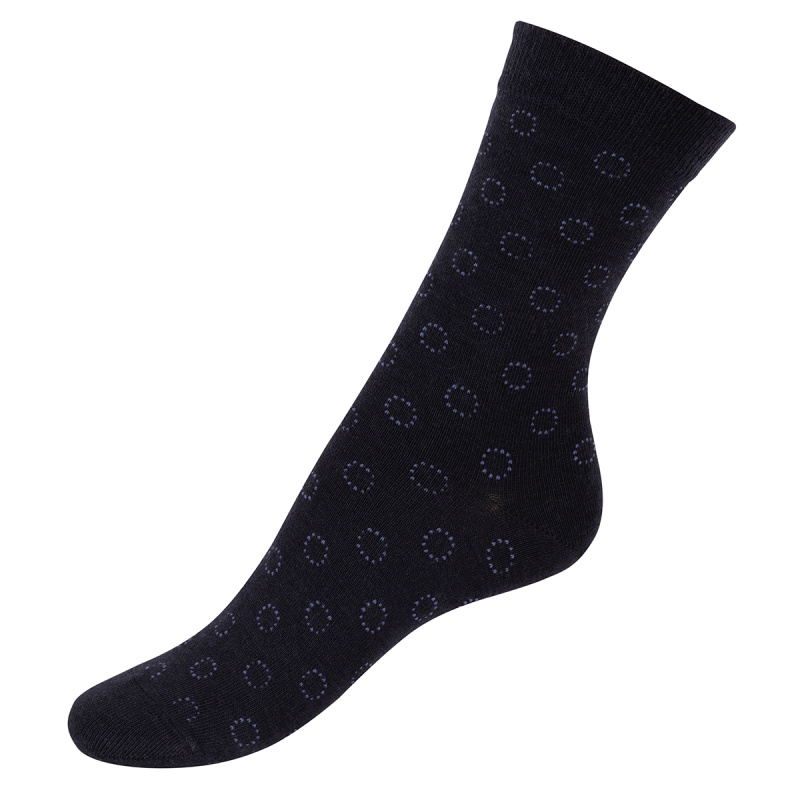 Dámské merino ponožky s hedvábím modré ELEGANT SAFA Velikost: 36-40