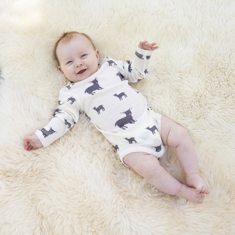 Merino body bílý beránek SAFA Velikost: 86/92