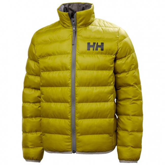 Helly Hansen Marka, zateplená bunda, juniorské, zelená/šedá