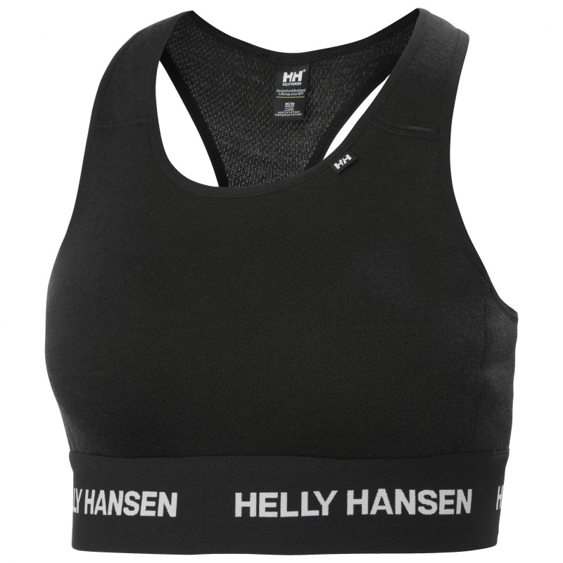 Helly Hansen Lifa Merino Midweight Bra, dámská, černá