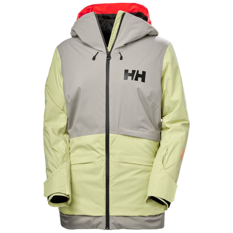 Helly Hansen Powchaser 2.0, lyžařská bunda, dámská, ledová matcha
