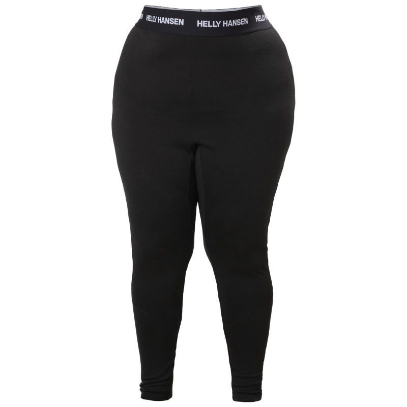 Helly Hansen Lifa Merino Midweight Pant Plus, dámské, černá