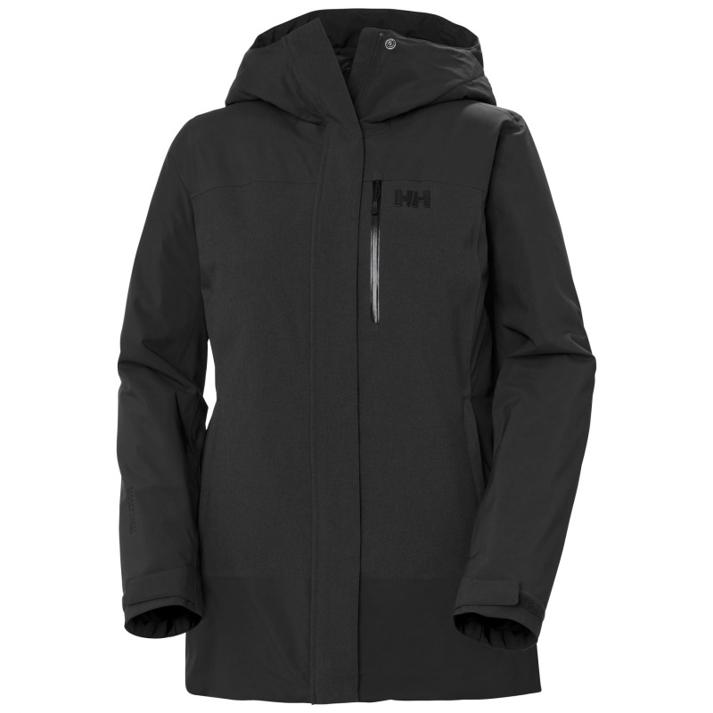 Helly Hansen Snowplay Long Ins, lyžařská bunda, dámská, černá