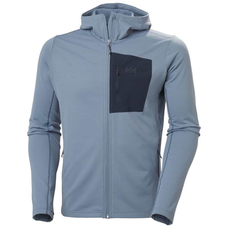 Helly Hansen Versalite Hooded, pánská fleecová bunda, modrá
