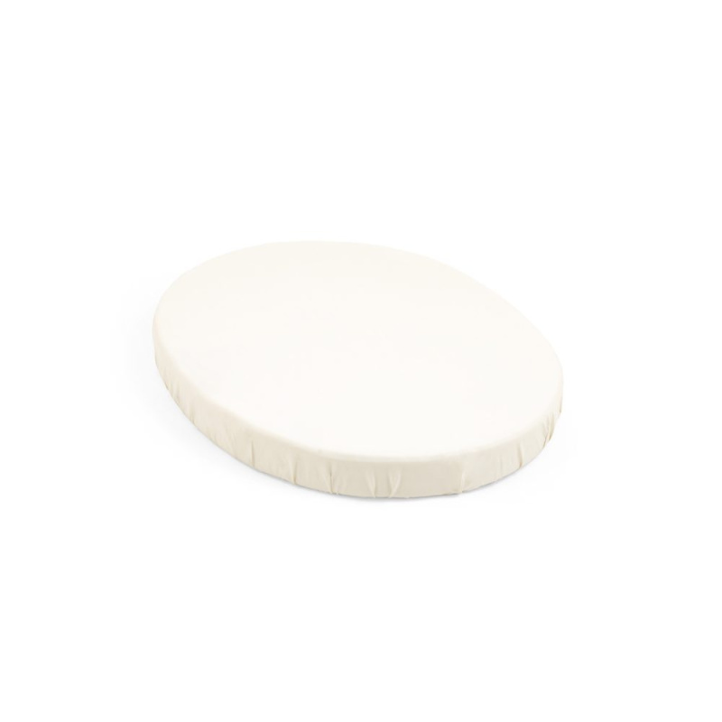 STOKKE® Sleepi™ Mini V3 Bavlněné prostěradlo - Birch Beige