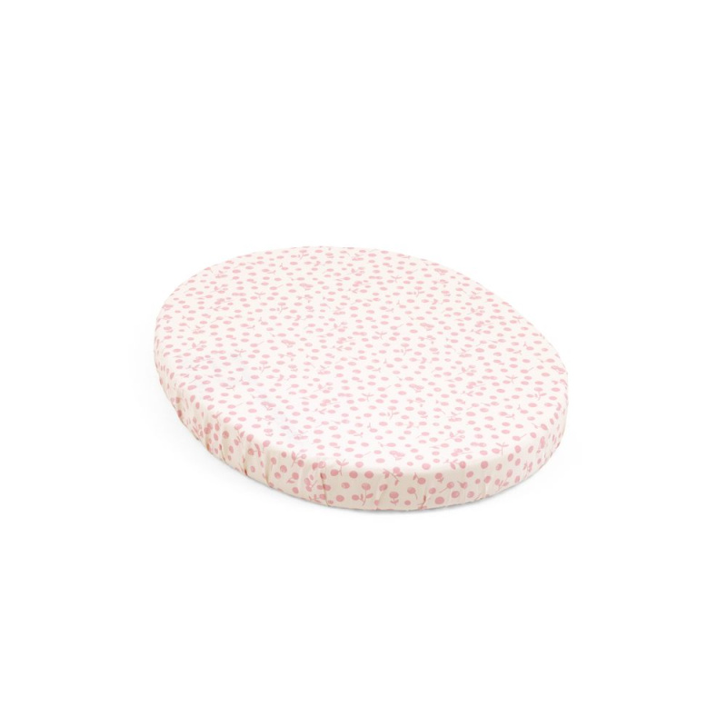 STOKKE® Sleepi™ Mini V3 Bavlněné prostěradlo - Wild Rose Berries
