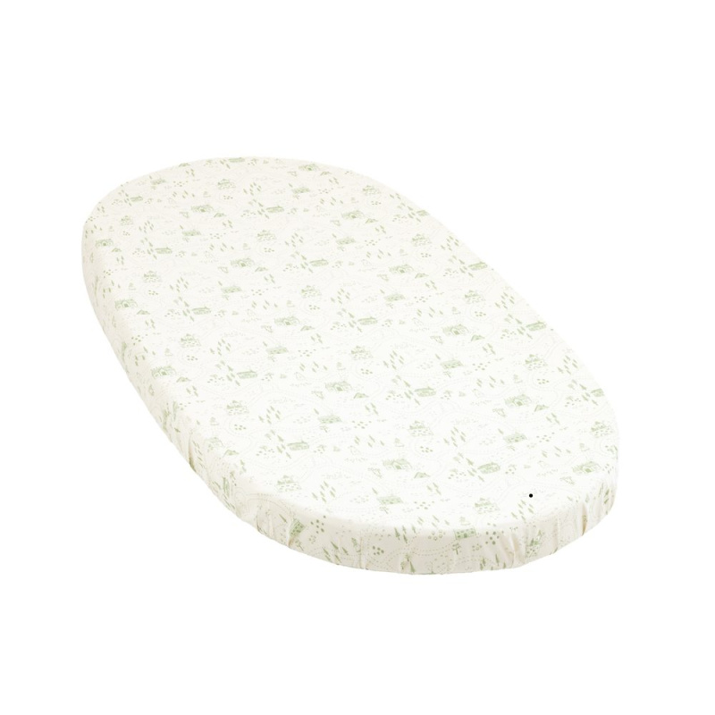 STOKKE® Sleepi™ V3 Bavlněné prostěradlo - Sage Green Map