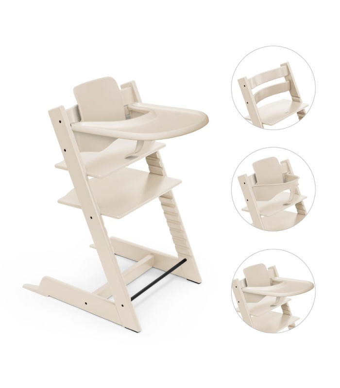 STOKKE® Tripp Trapp® + Baby set + pult zvýhodněná sada - Vanilla White
