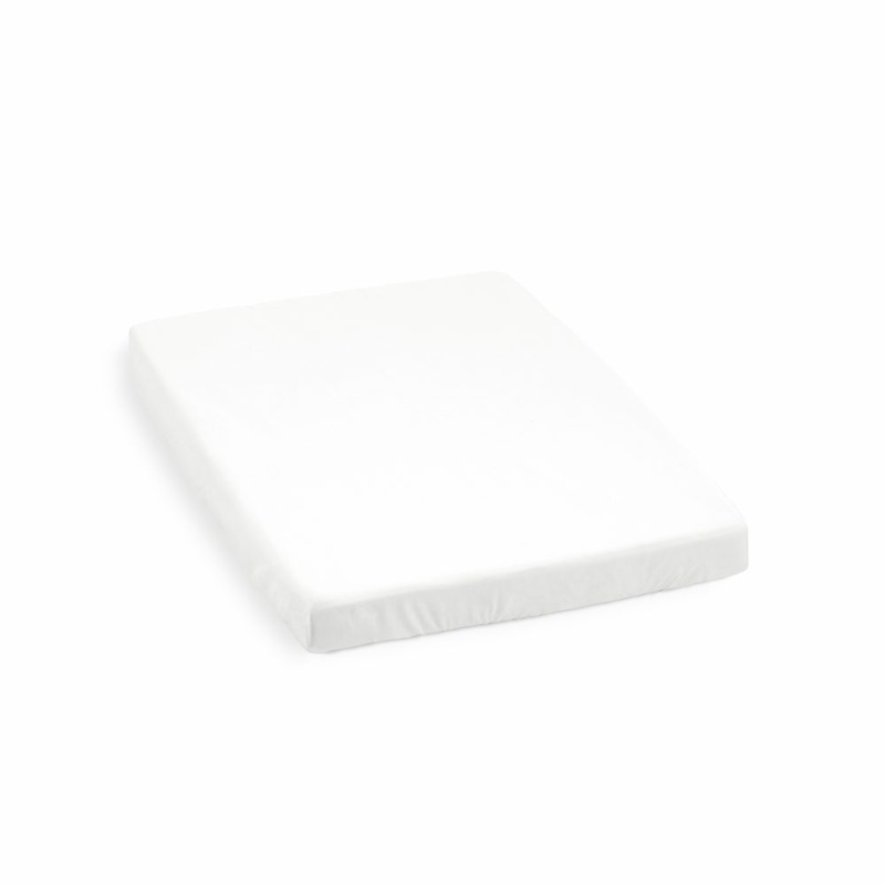 STOKKE® Nighti™ Mini bavlněné prostěradlo 60x80 cm - White