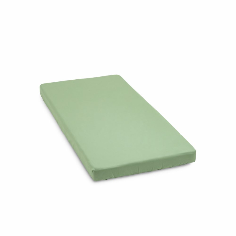 STOKKE® Nighti™ bavlněné prostěradlo 60x120 cm - Sage Green