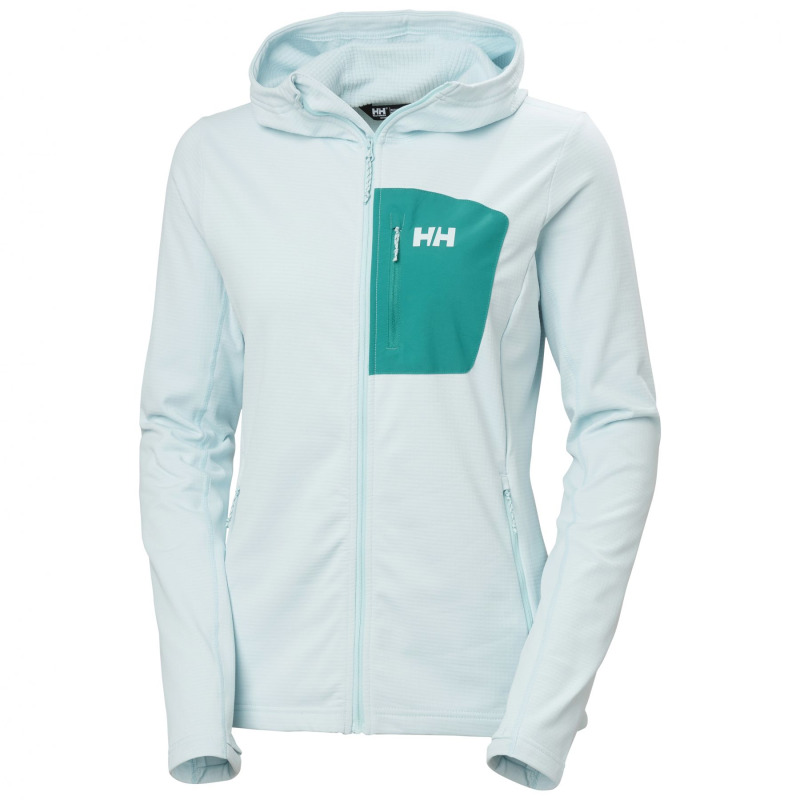 Helly Hansen Versalite Hooded, dámská fleecová bunda, modrá