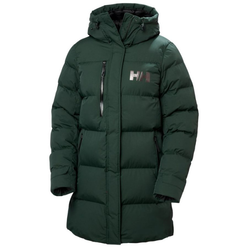 Helly Hansen Adore Puffy, parka, dámská, tmavě zelená
