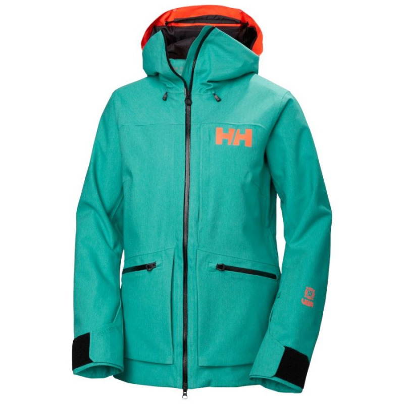 Helly Hansen Powderqueen 3.0, lyžařská bunda, dámská, zelená