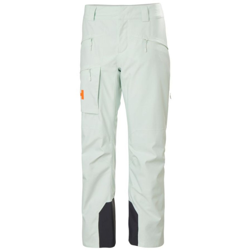 Helly Hansen Powderqueen, lyžařské kalhoty, dámské, světle zelená