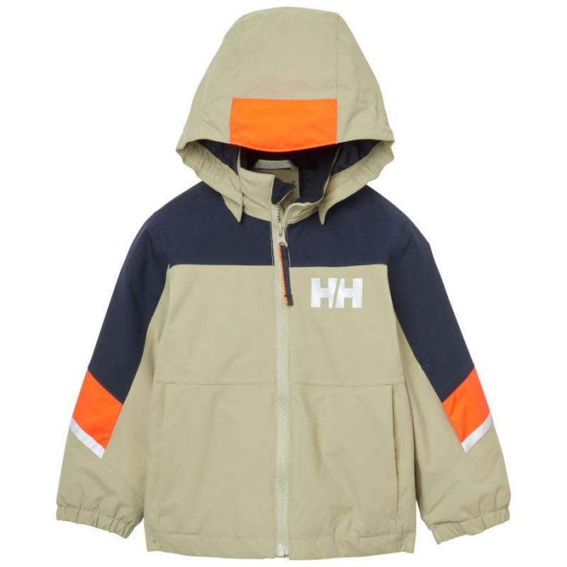 Helly Hansen Rider, lyžařská bunda, junior, béžová/tmavě modrá