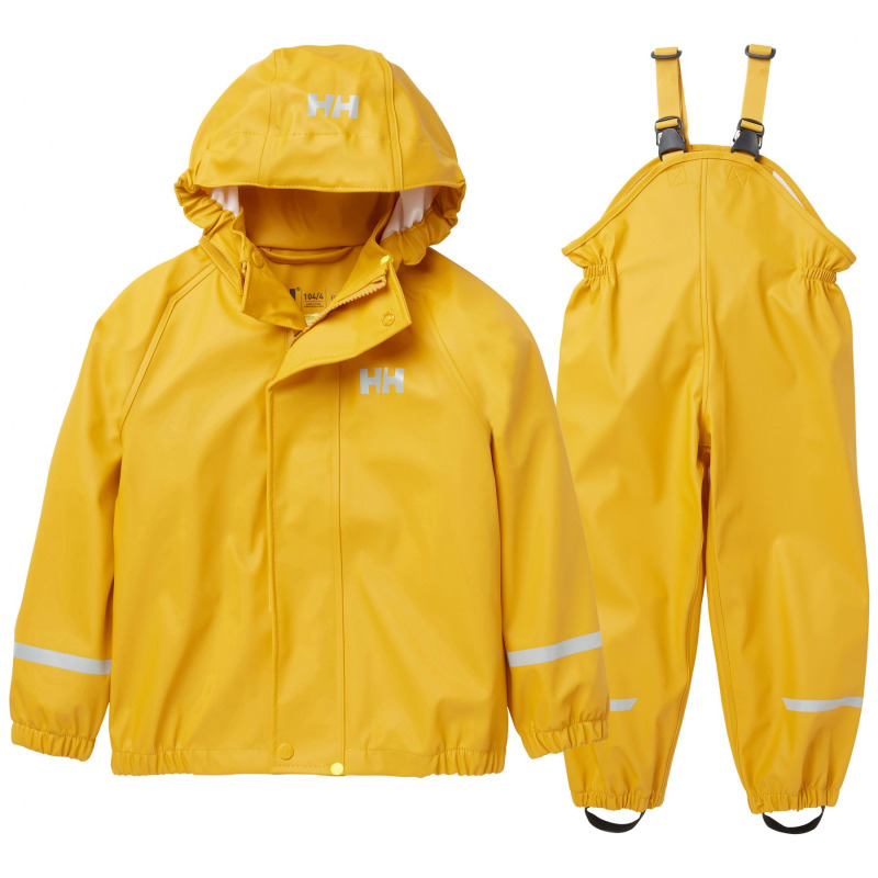 Helly Hansen Bergen 2.0 PU, nepromokavá souprava, junior, žlutá