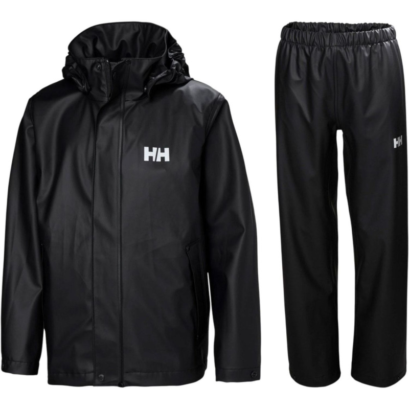 Helly Hansen Moss sada do deště, junior, černá