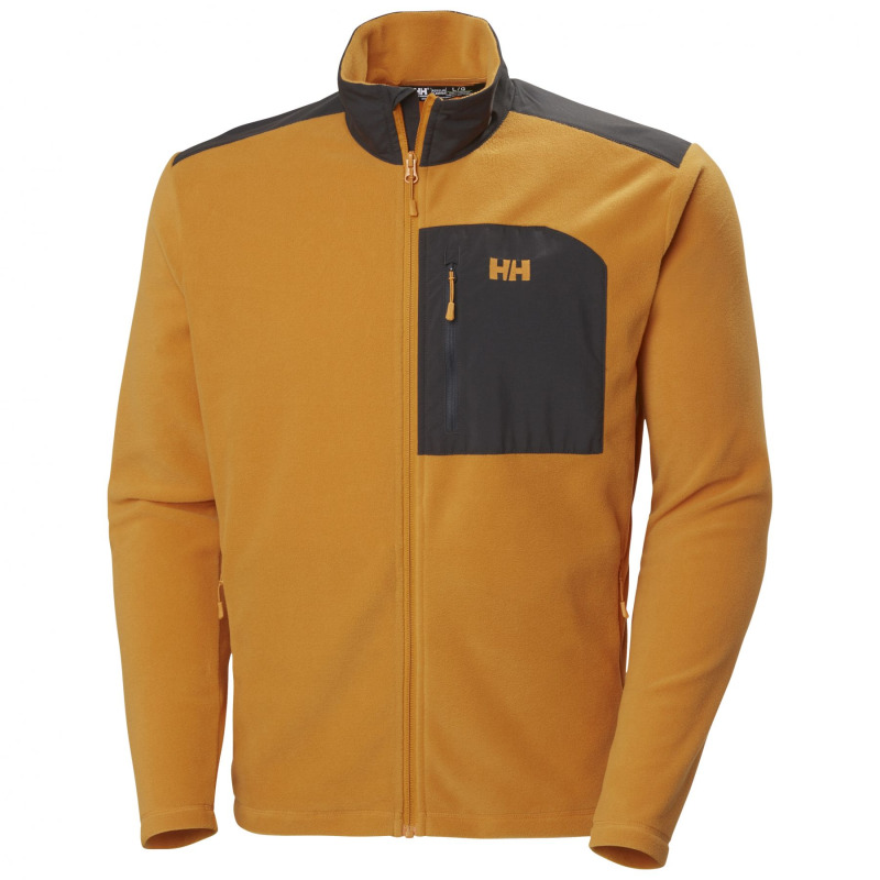 Helly Hansen Daybreaker Block, pánská fleecová bunda, žlutá
